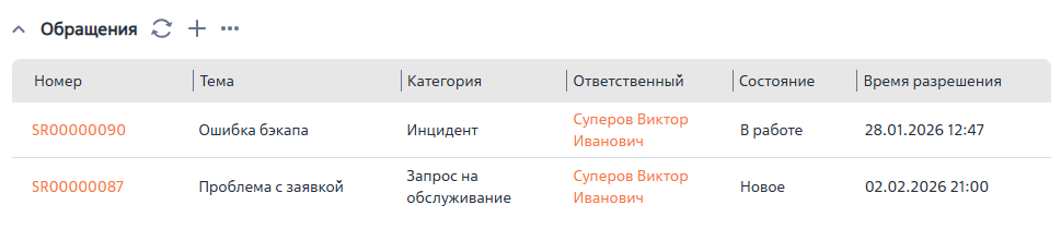 Рисунок 6 — Деталь «Обращения»