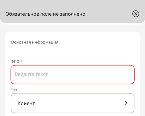 Рисунок 11 — Ошибка при сохранении записи Рисунок 11 — Ошибка при сохранении записи