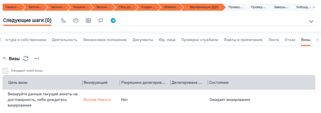 Рисунок 14 — Стадия Верификация ДДО
