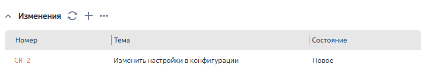 Рисунок 12 — Деталь «Изменения» 