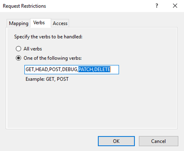 Рисунок 4 – Добавление PATCH и DELETE методов Рисунок 4 – Добавление PATCH и DELETE методов